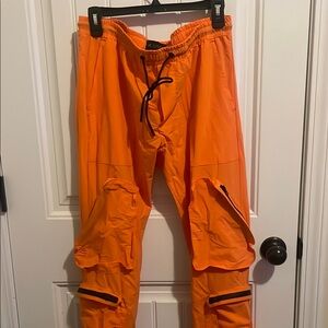 Orange Cargo Pants